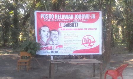 Relawan Pemenangan Jokowi-JK Bukit Krikil Bengkalis