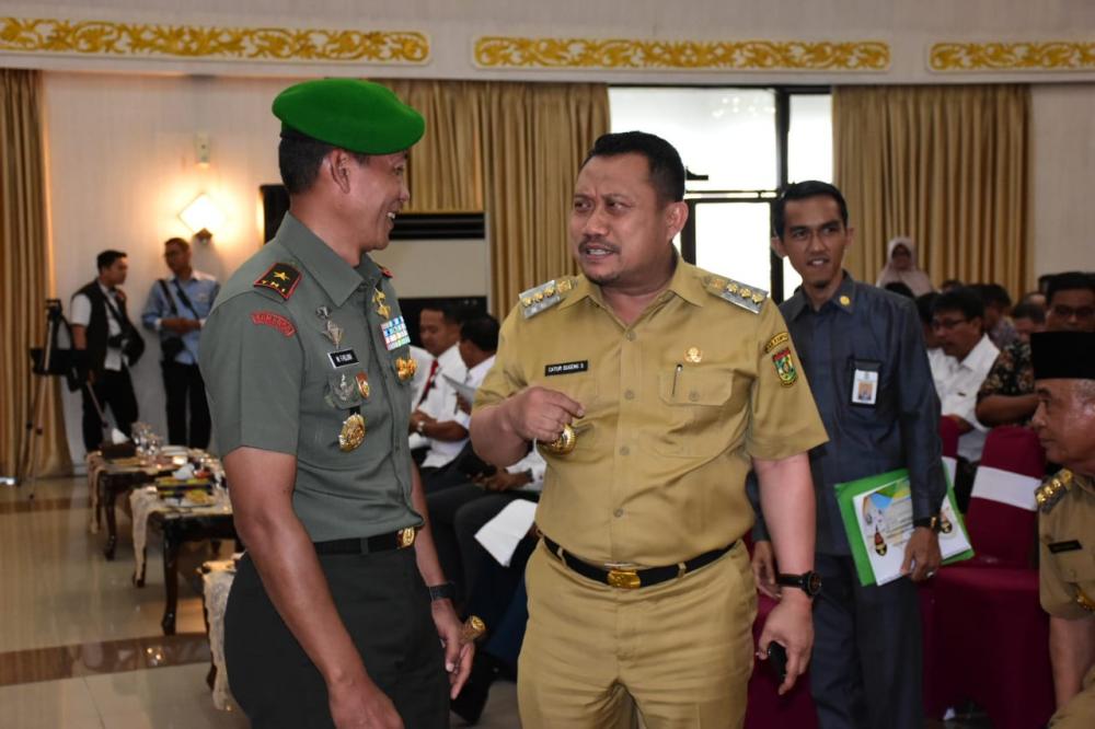 Di Hadiri Bupati Kampar, Gubernur Riau  sosialisasikan PP Nomor 45 tahun 2019.