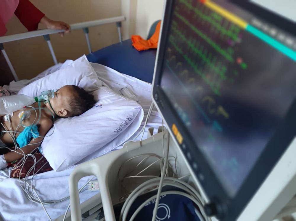 Bayi Yatim 2 Tahun Penderita Leukemia Di Tembilahan Meninggal Dunia "Inna lillahi wa inna ilaihi raji'un" 