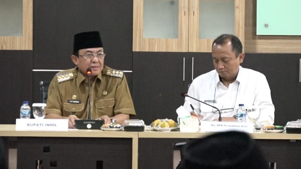 Pemkab Inhil Entry Briefing Bersama Tim BPK RI Guna Pemeriksaan Laporan Keuangan Daerah TA. 2019