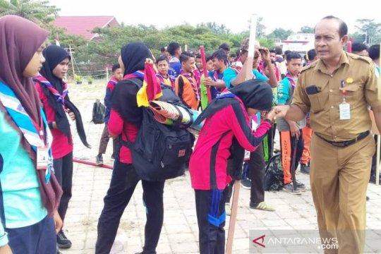 575 Anggota Pramuka SMP dan MTS Se Aceh Timur Ikut Lomba Jelajah 2020