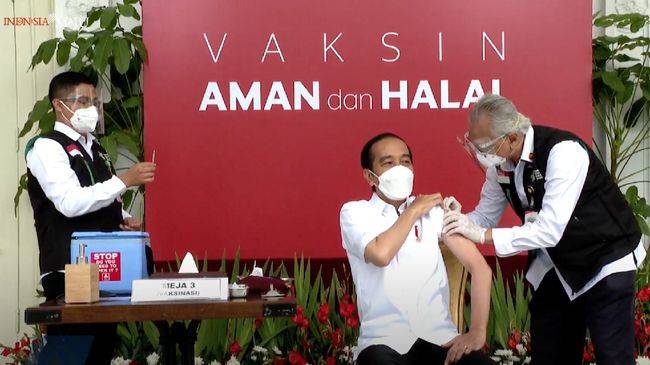 Presiden Jokowi Hari ini Terima Suntikan Dosis Pertama Vaksin Covid-19 Sinovac Buatan China