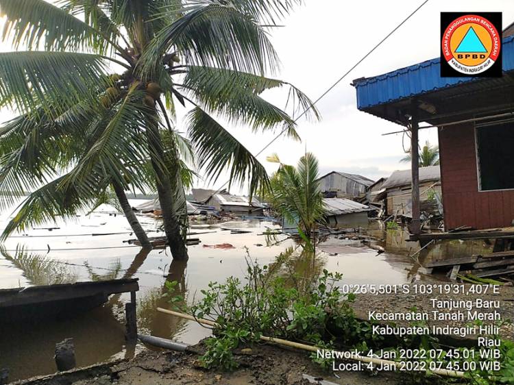 20 Rumah Alami Kerusakan di Desa Tanjung Baru Akibat Tanah Longsor, Ini Nama-nama Korbannya
