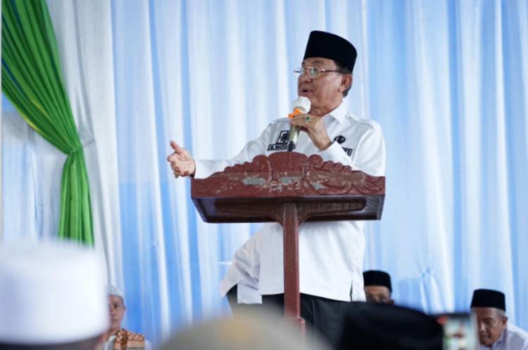 Bupati Inhil HM. Wardan Bawa Kabar Gembira untuk Masyarakat Kecamatan Pelangiran