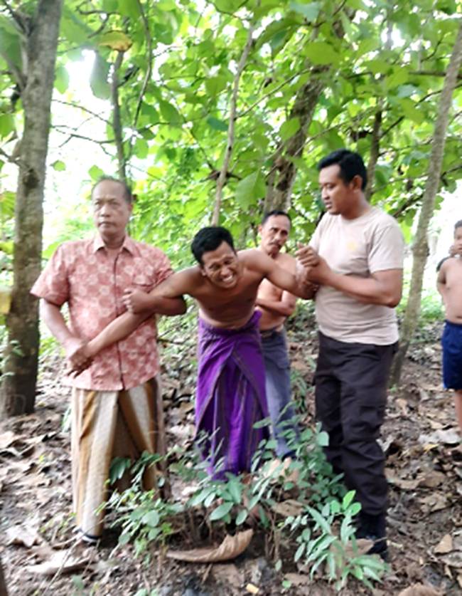 Sempat Kabur, Seorang Tahanan Rutan Kelas IIB Sampang Berhasil Ditangkap Anggota Polres Sampang dan Masyarakat