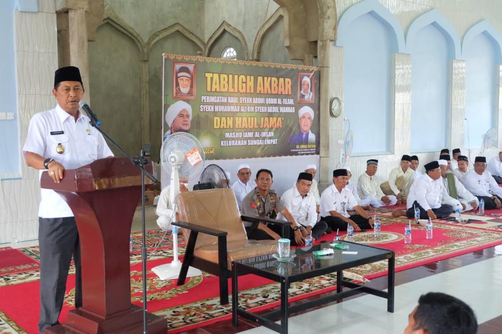 Wakil Bupati H. Syamsuddin Uti Ajak Umat Islam Senantiasa Mencintai,Menghormati dan Memuliakan Para Ulama.