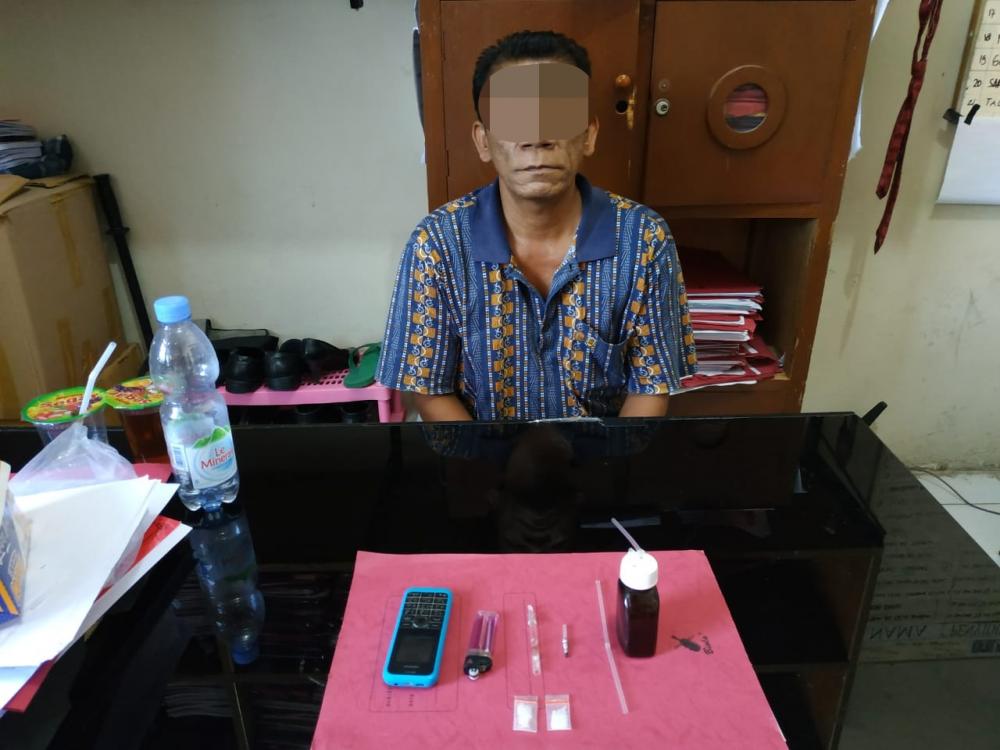 Diduga Sedang Gunakan Shabu, 2 Pelaku Ditangkap Polisi di Desa Tanjung
