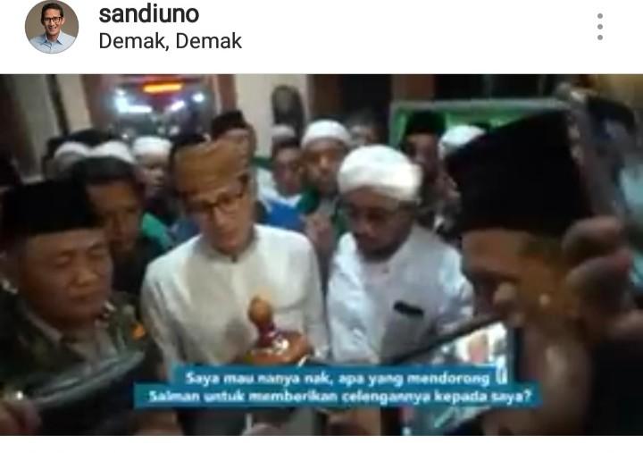 Terjadi di Masjid Agung Demak Malam Hari, Inikah Kuasa Allah untuk Kemenangan Prabowo-Sandi? 