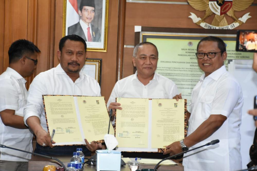 Bupati Kampar tandatangani kerjasama dengan BKSDA Riau di KLHK RI