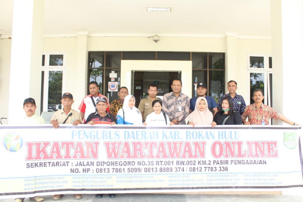 PD IWO Rohul Jalin Komunikasi dengan Dinas Kesehatan Kabupaten Rohul