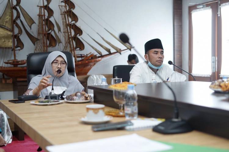 Hj. Zulaikhah Pimpin Rapat Kolaborasi Tim GSH Bersama Baznas Inhil dalam Penuntasan Stunting