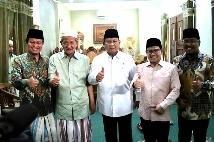  ‘Perjodohan’ Prabowo-Muhaimin pada Pilpres 2024 Dimatangkan di Ponpes Bumi Shalawat