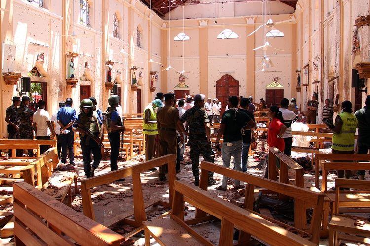 Korban Tewas Ledakan Bom Sri Lanka Capai 290 Orang, Polisi Tahan 24 Orang