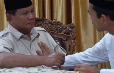 Full, Video Pertemuan UAS dan Prabowo Hingga Menangis Haru