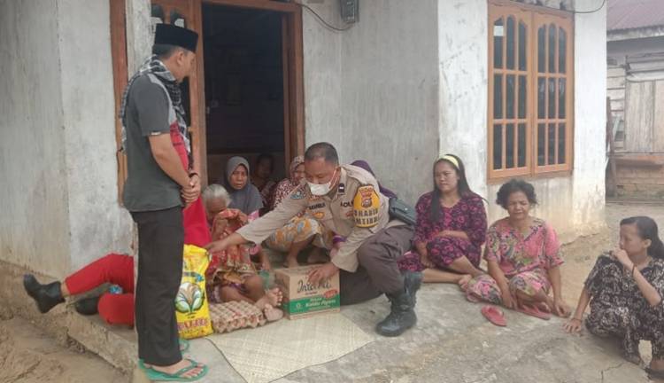 1 Unit Rumah Dilalap si Jago Merah di Kelurahan Selensen Kecamatan Kemuning, Inhil