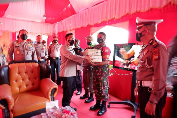 Tim Asistensi Operasi TRLK 2022 Lakukan Pengecekan Pos Pengamanan Ramadhan di Bagan Batu
