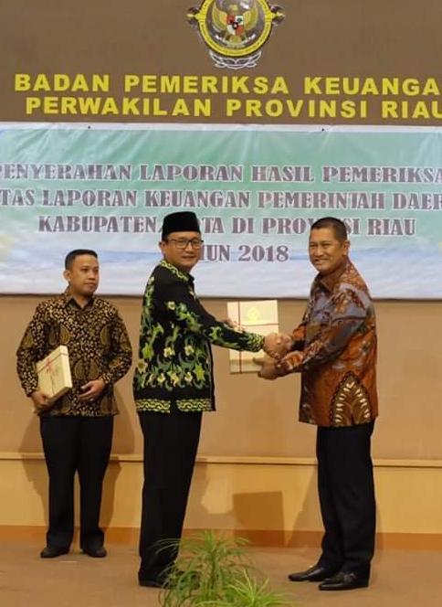 Untuk Ketiga Kalinya, Kabupaten Inhil Kembali Raih Opini WTP dari BPK Perwakilan Riau