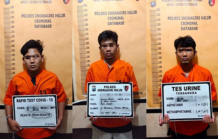 3 Pelaku Curanmor Ditangkap Satreskrim Polres Inhil, Sanksi 5 Tahun di Bui Menanti