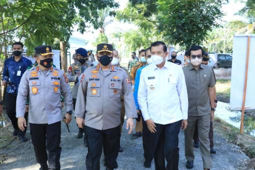 Respon Arahan Presiden dalam Penanganan Covid-19 Secara Ovensif, Wakapolri Lakukan Kunjungan Kerja ke Riau
