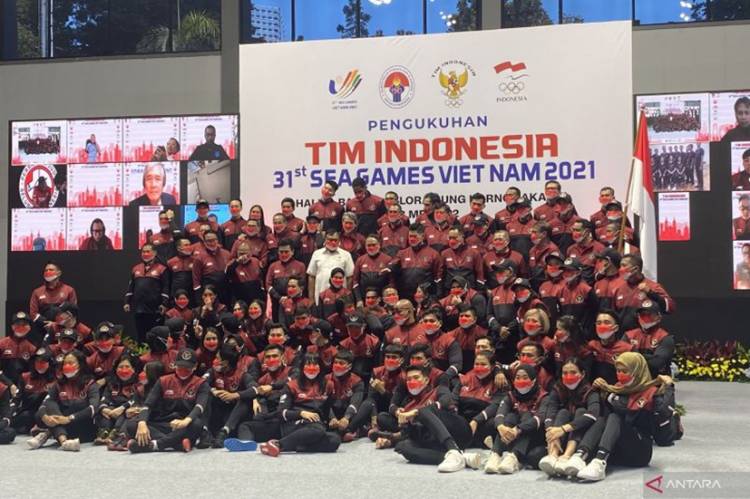 Menpora Resmi Kukuhkan 499 Atlet Indonesia yang Akan Berlaga di SEA Games Vietnam