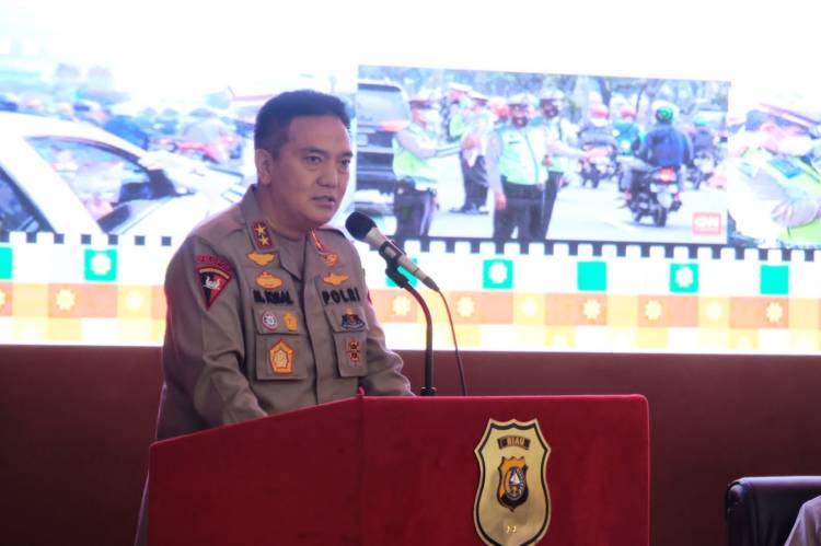Kapolda Riau Buka Latihan Pra Operasi Patuh Lancang Kuning 2023