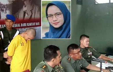 Oknum TNI Mutilasi Kasir Cantik Tak Minta Maaf