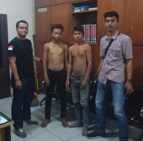 Percobaan Pencurian Aki Truk Colt Diesel,  Dua Pemuda di Inhil Dibekuk Polisi 