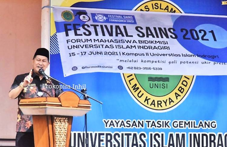 Wabup Inhil H. Syamsuddin Uti:  Dengan Sains Kita Pecahkan Masalah