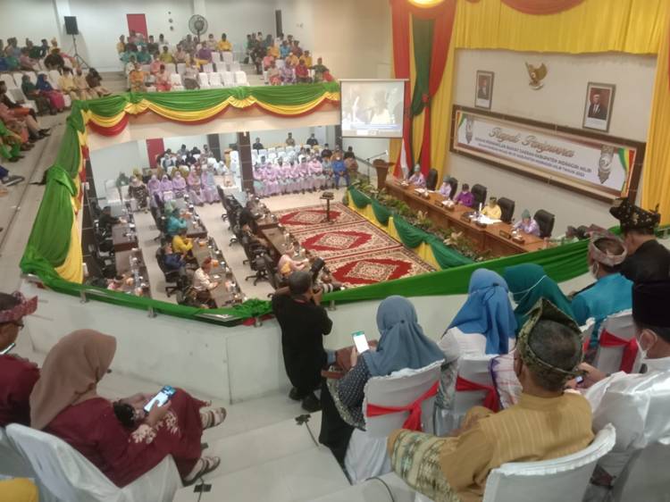 Ketua DPRD H. Ferryandi Pimpin Rapat Paripurna Bersempena Milad Kabupaten Inhil ke-57
