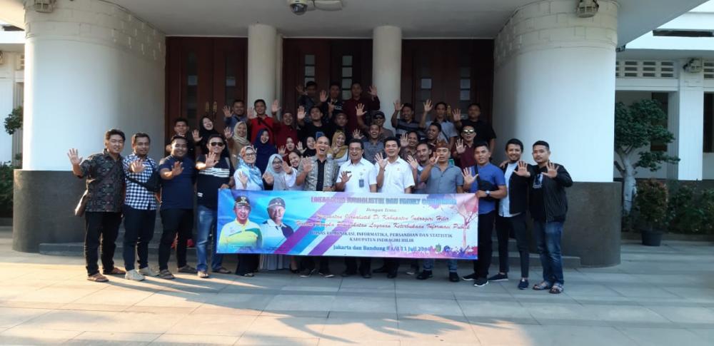 Family Gathering Kunjungi Diskominfo Kota Bandung, Trio Beni: Penting Guna Membentuk SDM Lokal Berwawasan Global