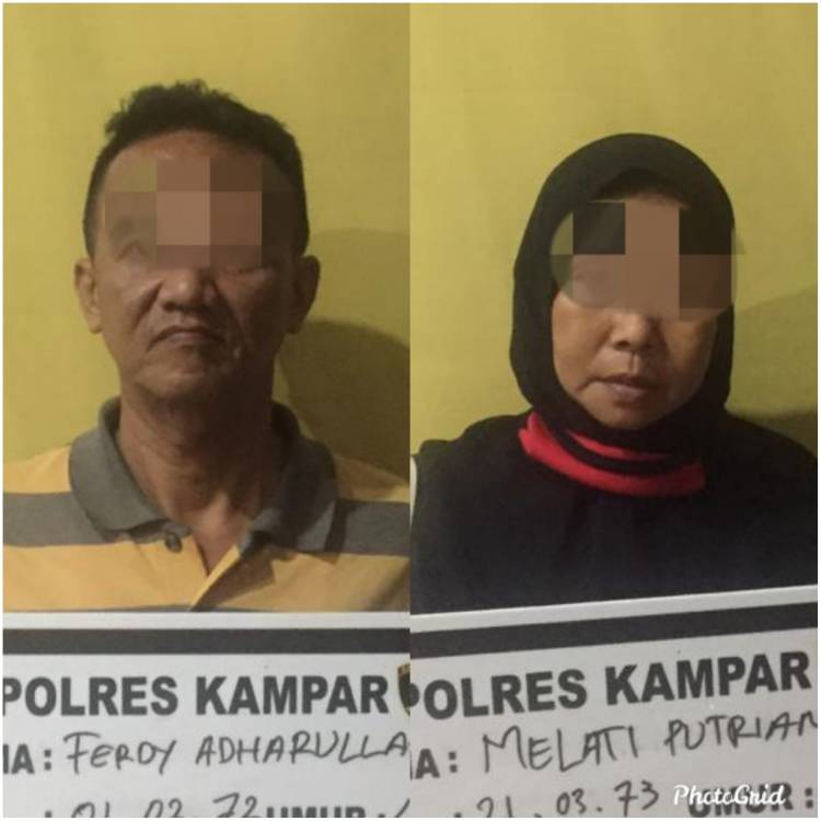Modus Bantu Masuk Pegawai, 2 ASN Pasangan Suami Istri di Kampar ini Ditangkap Polisi