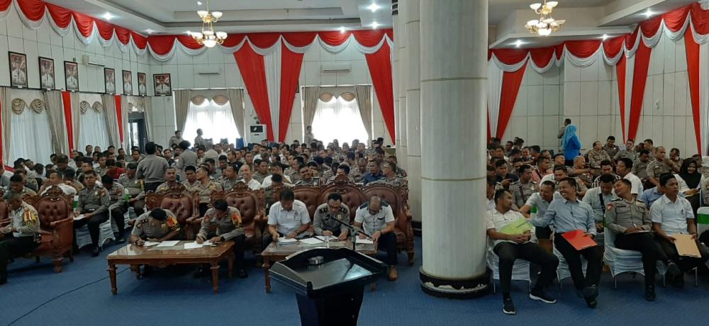 Tim Psikologi Ro SDM Polda Riau Lakukan Tes Psikologi Bagi Calon Pemegang Senpi di Polres Kampar