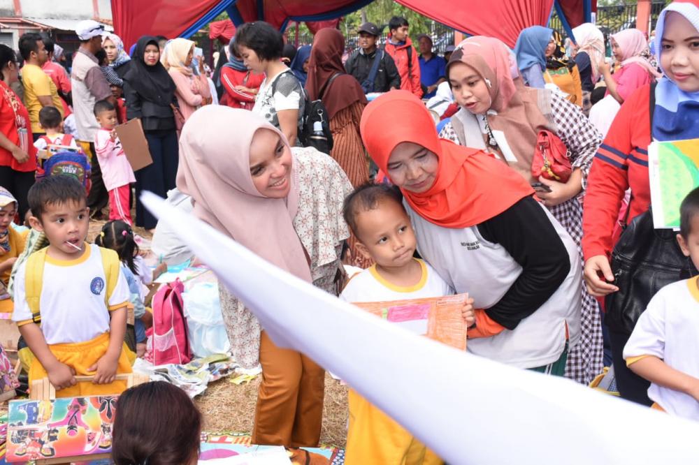 Walikota Banjar  buka Kegiatan Lomba Kreatifitas Anak Paud.