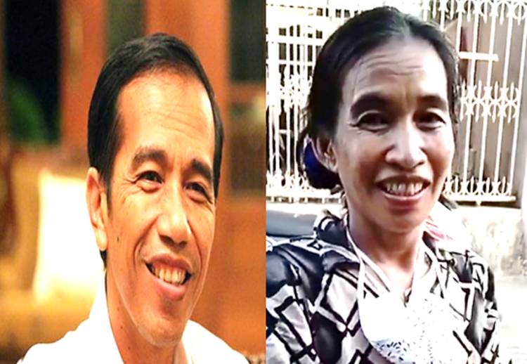 Ini Reaksi Putra-Putri Presiden Jokowi Setelah Lihat Ada Seorang Ibu di Makassar Mirip sang Ayah