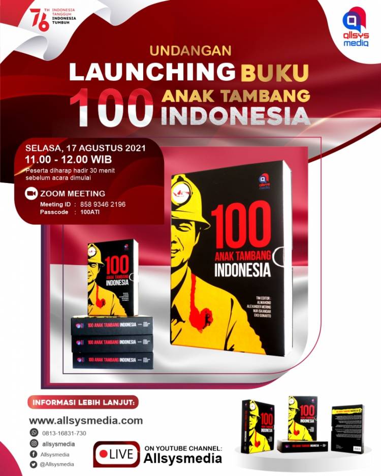 Buku 100 Anak Tambang Indonesia Raih 2 Rekor MURI