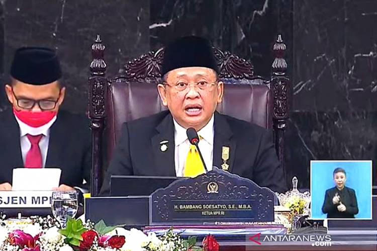 Ketua MPR RI Bambang Soesatyo Secara Resmi Membuka Sidang Tahunan MPR RI