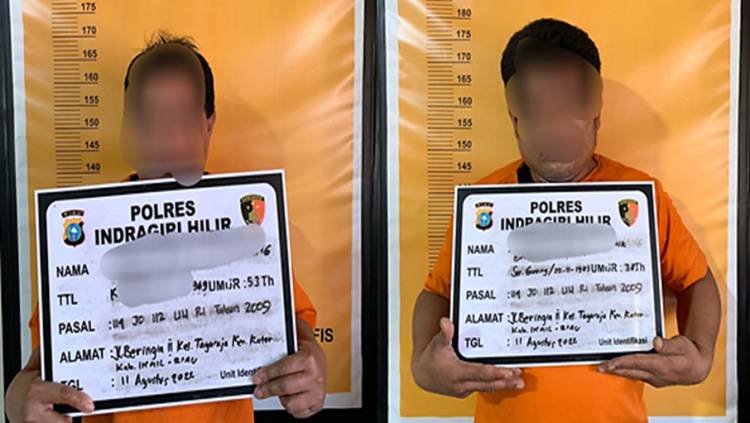 Polres Inhil dan BC Tembilahan Bersinergi Tangkap Dua DPO Kasus Narkotika