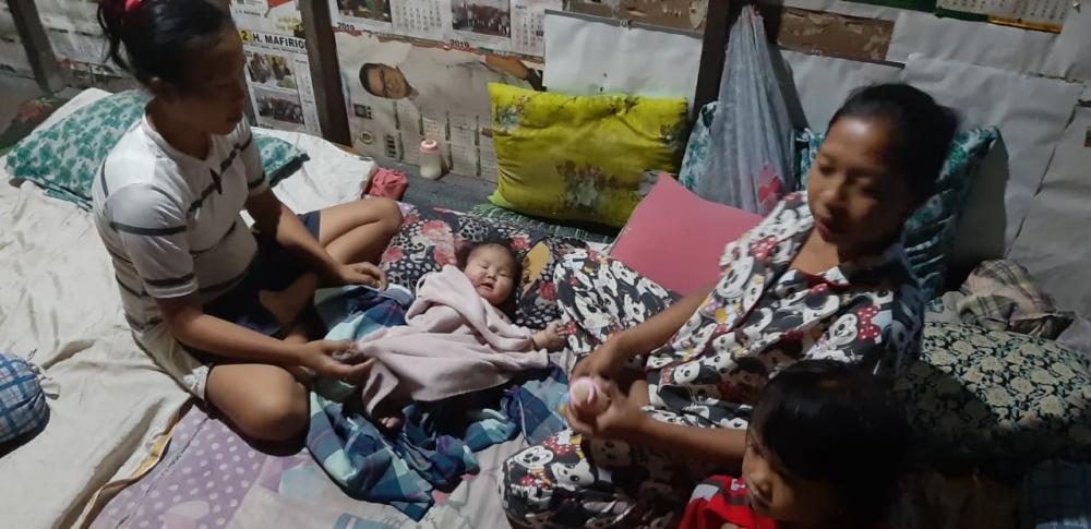 Masyarakat Peduli Inhil(MPI)Jenguk Silvia Oktasari (6 bulan) Mengidap Penyakit Langka 