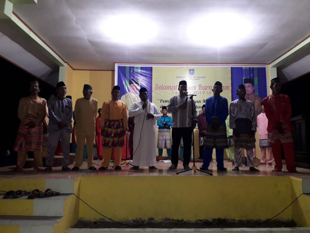 Pemdes Sri Tanjung Gelar Pekan Muharram ,Pawai Obor Dan ceramah agama Menyambut Tahun Baru Islam 1441 H