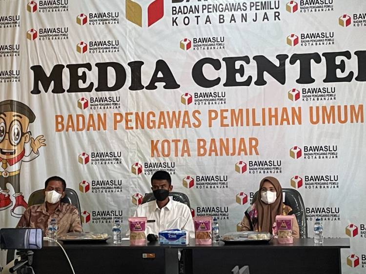 Bawaslu Kota Banjar dan Bawaslu Provinsi Jabar Selenggarakan Webinar Pemilu