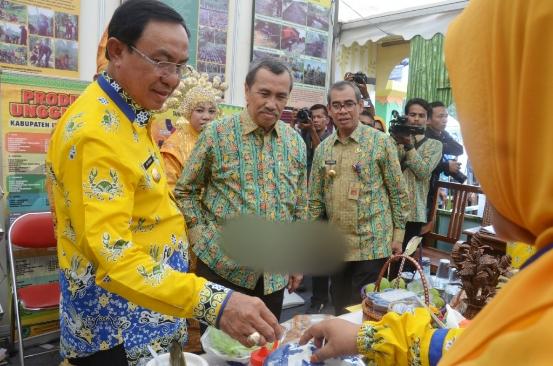 Bupati HM.Wardan hadiri PEDA KTNA Ke-XVI TH 2019 Tingkat Provinsi Riau. 
