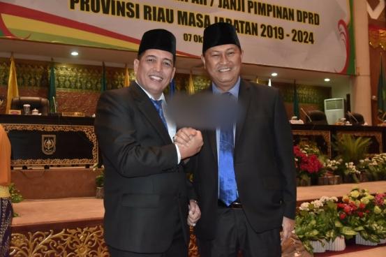 Wabup Inhil Kepada Pimpinan DPRD Riau Priode 2019-2024 harus mampu jalankan Fungsi Pengawasannya.