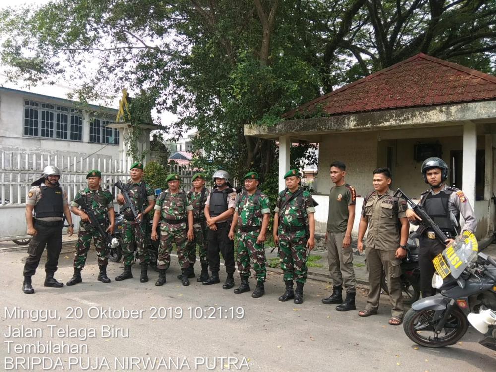 Menjelang Pelantikan Presiden dan Wakil Presiden,TNI-Polri Patroli Bersama Antisipasi Tindak Pidana 3C