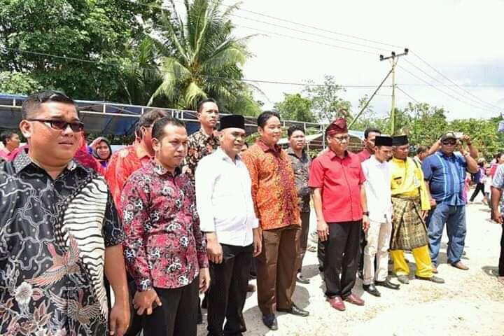 Tiga Anggota DPRD  Kabupaten Bengkalis Fraksi PDIP Hadir  Acara syukuran Anggota Dewan Terpilih  Ferry Situmeang SE