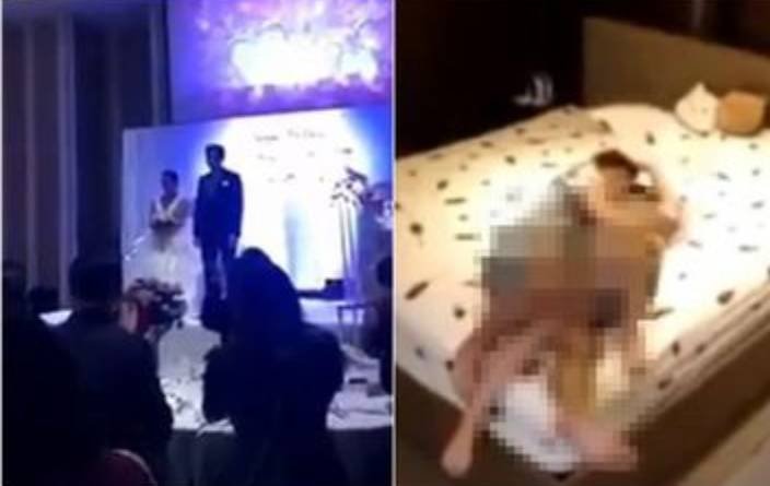 Di Hari Pernikahan Mempelai Pria Putar Video Perselingkuhan Istrinya Dengan Kakak Ipar 