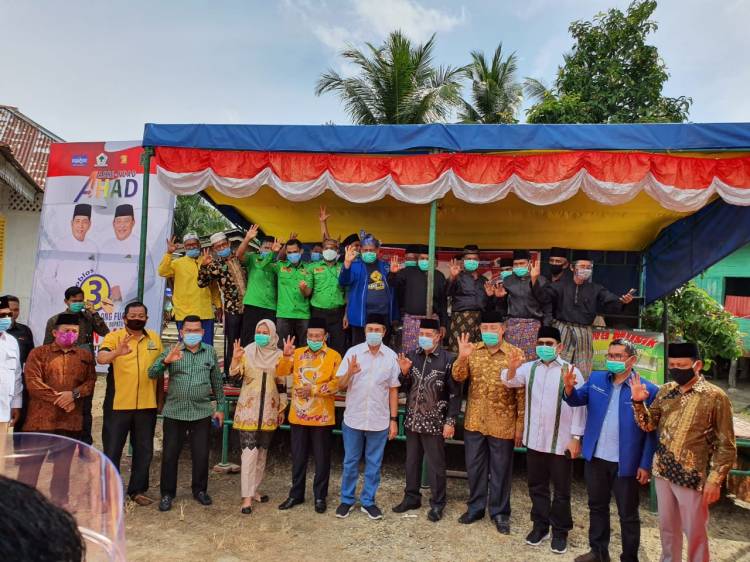 Ketua DPD l Golkar Riau Syamsuar Hadiri Kampanye di Rohil, Ajak Masyarakat Pilih Nomor 3 AHAD