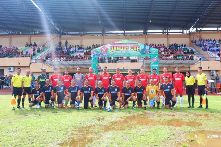 Turnamen Sepak Bola Dandim Cup 2022 Resmi Dibuka Hari Ini di Stadion Sungai Beringin Tembilahan