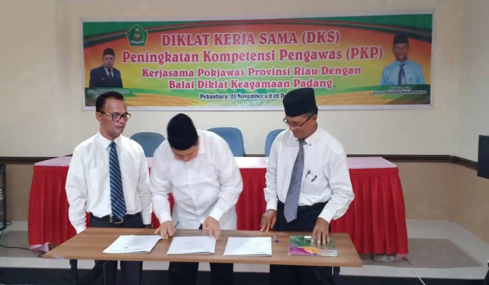 POKJAWAS PAIS Prov Riau Laksanakan Diklat Penguatan Profesional