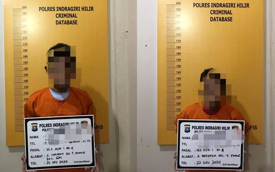 Dua Pelaku Tindak Pidana Curanmor di Desa Teluk Tuasan Berhasil Diamankan Aparat Kepolisian