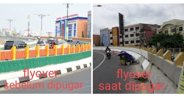 Kerja Hanya Mengecat, Dinas PUPR-PKPP Riau Bayar Pengawas 1 Flyover Capai Rp64 Juta Per Bulan